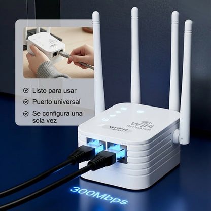 🔥 Amplificador WiFi 2026, 1200Mbps Banda Dual (5GHz/2.4GHz)