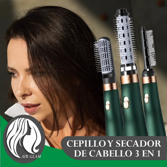 AirGlam™ - Cepillo Secador 3 en 1