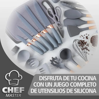 ChefMaster™ - Set de Instrumentos de Cocina de Silicona