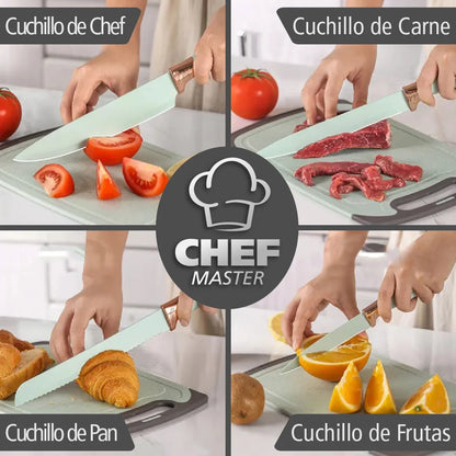 ChefMaster™ - Set de Instrumentos de Cocina de Silicona