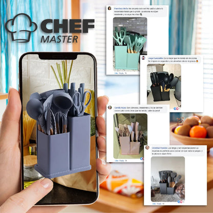 ChefMaster™ - Set de Instrumentos de Cocina de Silicona