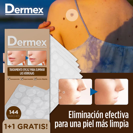 Dermex™ - Parches para Tratamiento de Verrugas