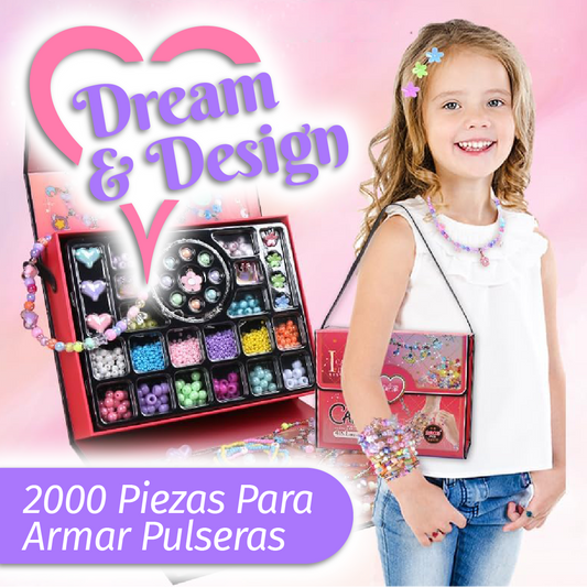 Dream&Design™ - Kit de 2000 Piezas Para Armar Pulseras