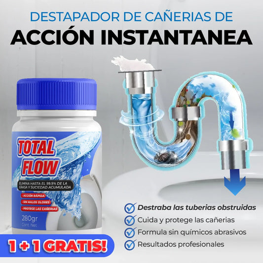 TotalFlow™ - Destapador Potente de Cañeria