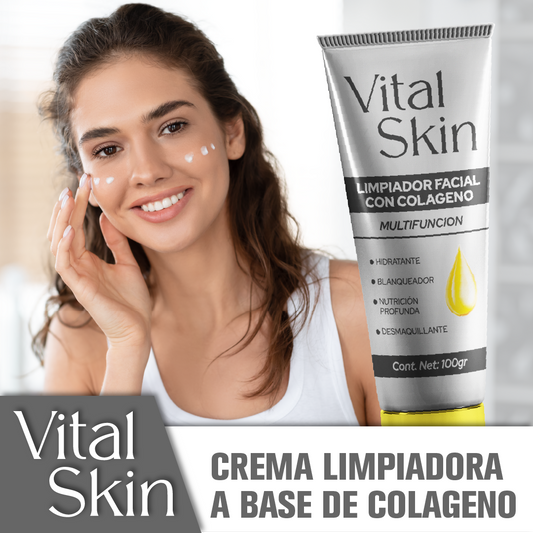 VitalSkin™ - Crema Limpiadora de Colageno