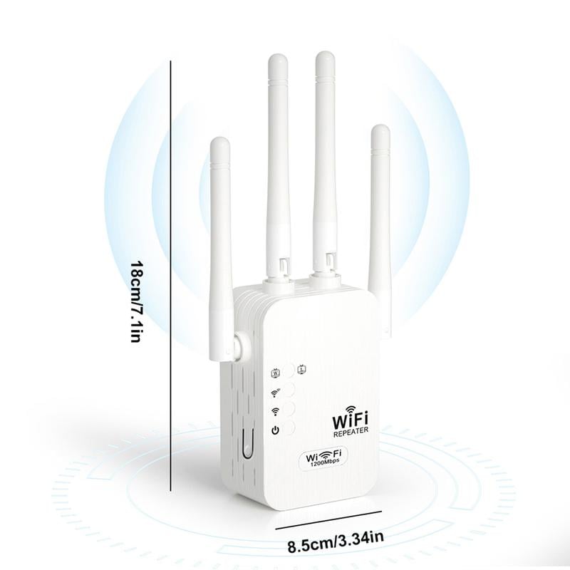🔥 Amplificador WiFi 2026, 1200Mbps Banda Dual (5GHz/2.4GHz)